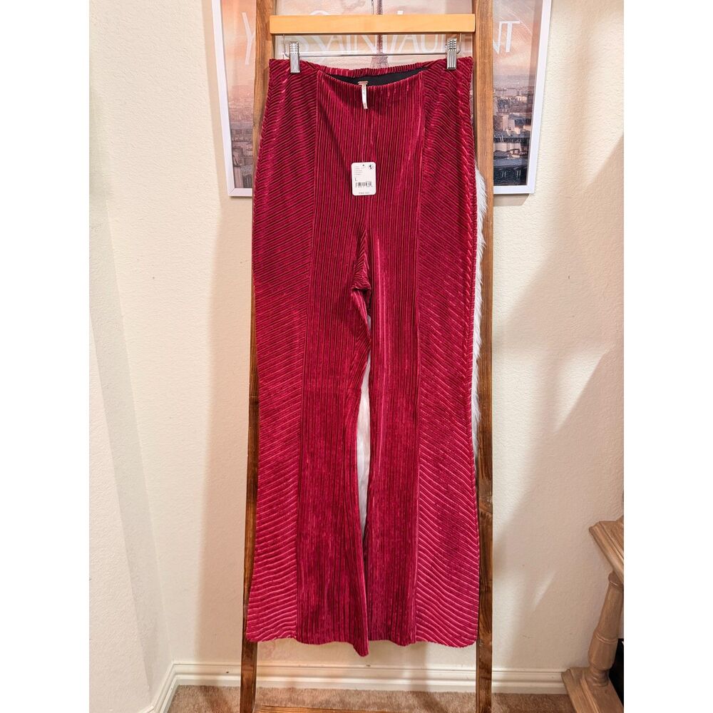 Free People Velvet Flare Pants